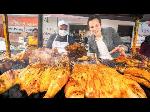 GOD LEVEL Street Food in Mexico 2.0 | MONSTER BBQ Chicken + SUPER FAST Mexican ICE CREAM NINJA