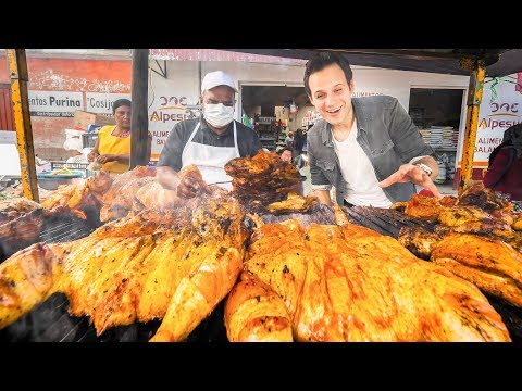 GOD LEVEL Street Food in Mexico 2.0 | MONSTER BBQ Chicken + SUPER FAST Mexican ICE CREAM NINJA
