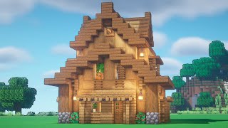 Minecraft: How to build a Wooden Starter House
