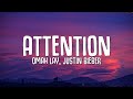 Omah Lay, Justin Bieber - Attention (Lyrics)