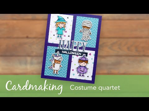 Card making - Costume quartet