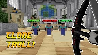 TRIPLE CLONE TROLL! | Minecraft Murder Mystery Trolling