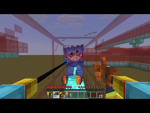 Poppy Playtime V2 Huggy Wuggy Vent Mode Chase MOD in Minecraft PE