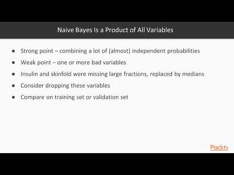 Getting Started with Machine Learning in R Naive Bayes on the Pima dataset | packtpub com