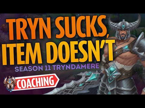 Tryndamere sucks now, but THIS item might make him viable! Challenger LoL Coaching