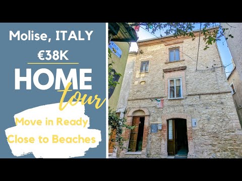 BEAUTIFUL STONE HOME €38K in THE HISTORICAL CENTRE Of GORGEOUS ITALIAN HILLTOP TOWN near BEACHES