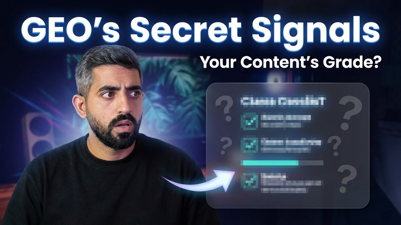 GEO Changes Everything - Why SEO Doesn't Matter Anymore - Thumbnail