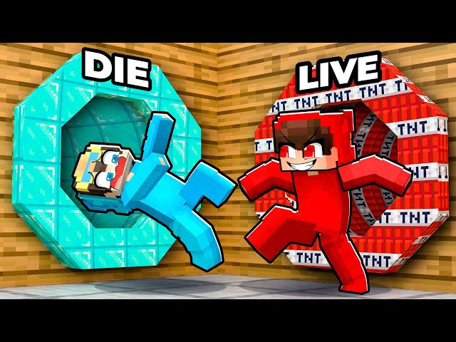 Will Cash CHOOSE The WRONG SLIDE in Minecraft?