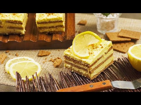 Easy Homemade NO-BAKE LEMON CAKE WITH LEMON ZEST FROSTING | Recipes.net - YouTube