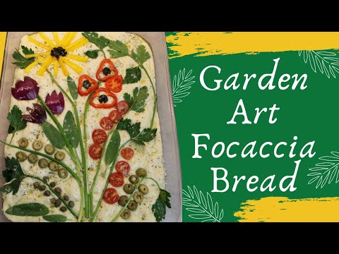 Garden Art Focaccia Bread