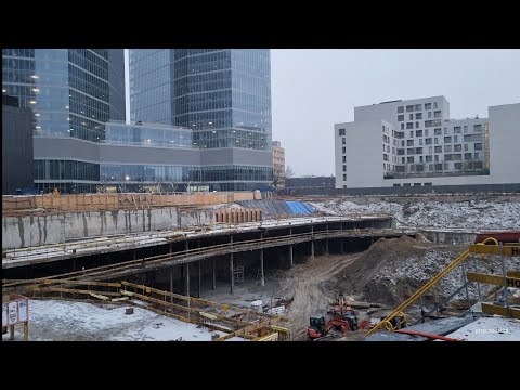 Warszawa  / Warsaw Budowa Towarowa Towers - 2 wieże 95 m / Construction of 2 towers - 11.12.2021