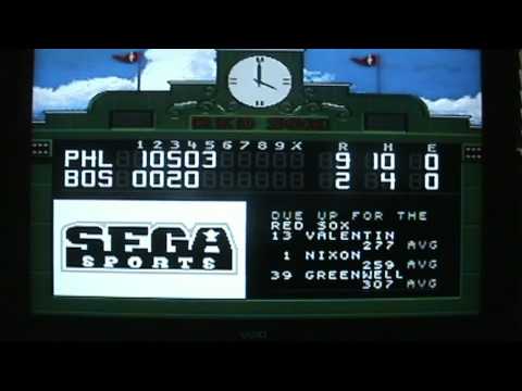 World Series Baseball for the Sega Genesis