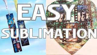 Easy Sublimation Projects for Beginners   DIY Sublimation Puzzle & MDF Bookmarks Step by Step