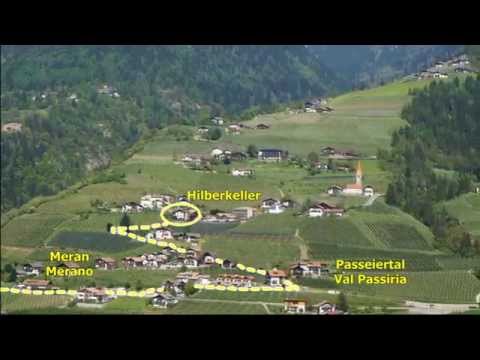 Anfahrt zum Hilberkeller in Kuens bei Meran
