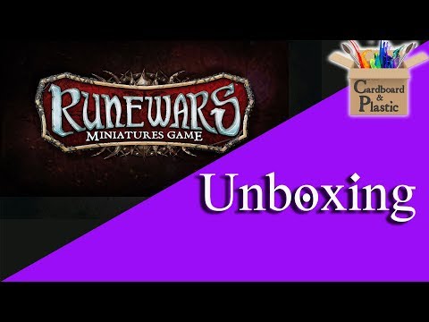 Runewars Miniatures Game: Unboxing and Component Overview