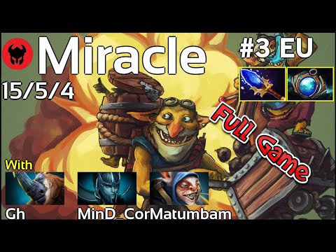 Miracle [Liquid] plays Techies!!! Dota 2 Full Game 7.21