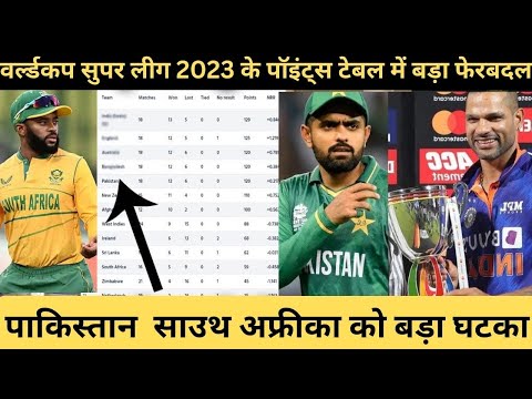 ICC ODI World Cup 2023 Super League Point Table |2023 cricket world cup | icc cricket world cup 2023