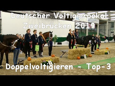 Deutscher Voltigierpokal Zweibrücken 2019 - Doppelvoltigieren Top 3