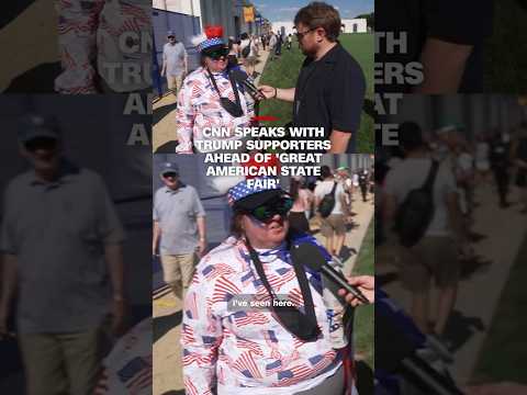 CNN speaks with Trump supporters ahead of 'Great American State Fair'
