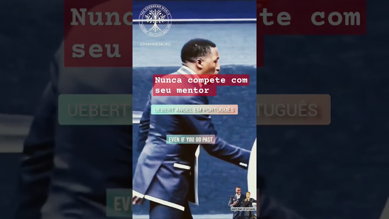 Nunca Compete Com Seu Mentor | Uebert Angel em português #motivacao #inspiracao #reflexão #shorts