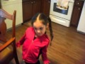 Little Girl dancing to Wobble Baby! 