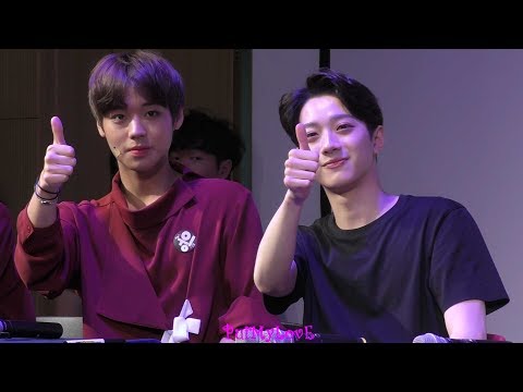 180610 워너원 Hottrack Fansign - Jihoon No.1 Focus