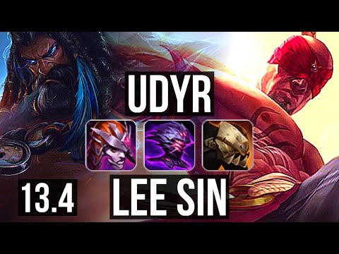 UDYR vs LEE (JNG) | 15/1/11, 77% winrate, Legendary | EUW Grandmaster | 13.4