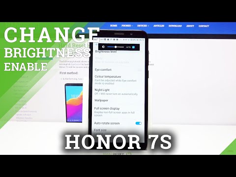 How to Activate Auto Brightness in Honor 7S?