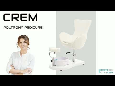 Crem poltrona pedicure idraulica con vaschetta idromassaggio