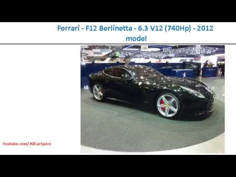 Ferrari - F12 Berlinetta - 6.3 V12 (740Hp) - 2012 model, Car performance