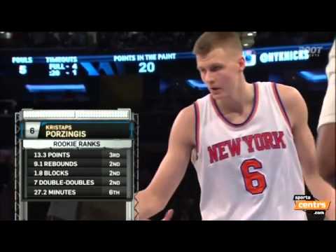 Kristaps Porzingis highlights vs Rockets November 29 2015