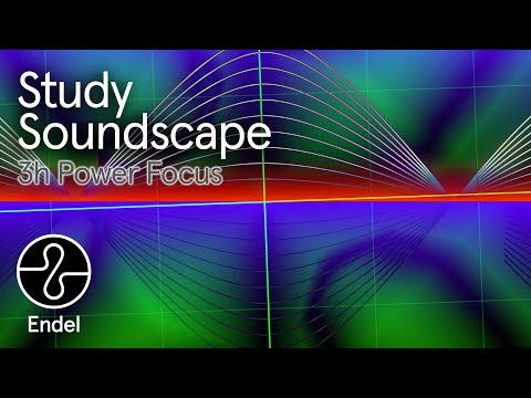 3-Hour Power Focus Soundscape | Intense Concentration, Study | Endel App