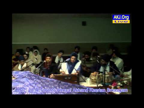 074 Toronto Dec. 2014 Smaagam - Saturday Morning Keertan - B. Balmeet Kaur Jee Toronto