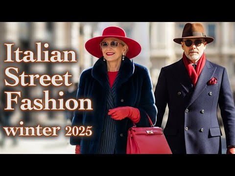 Milan’s Winter Street Fashion 2025. Italy’s Best Looks for Winter. Luxury Shopping Walk