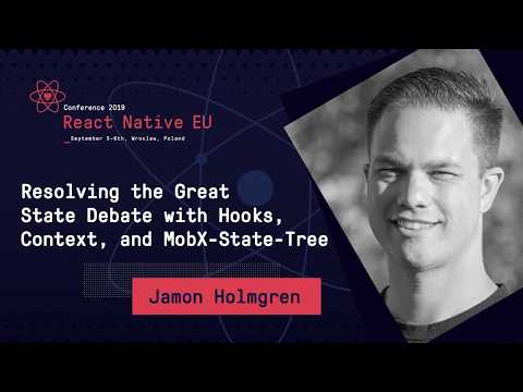 Image thumbnail for talk Resolving the Great State Debate with Hooks, Context, and MobX-State-Tree