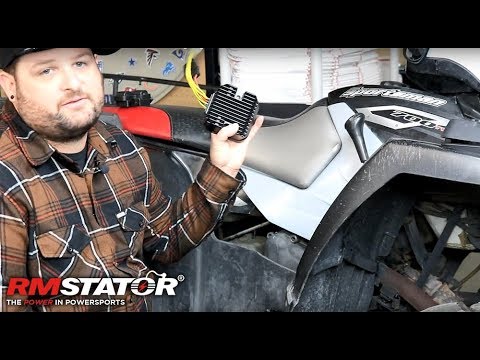 Polaris Sportsman 700 EFI Twin - How to install a voltage regulator rectifier - RMSTATOR RM30333