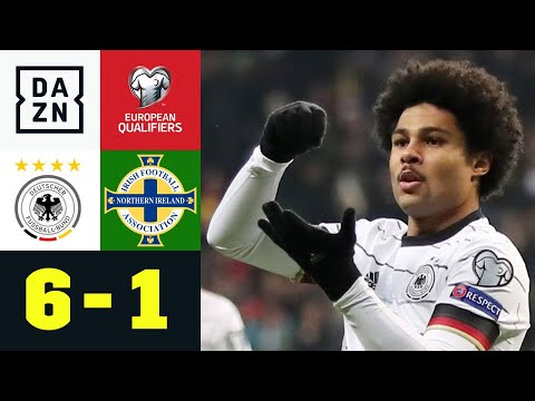 Gnabry-Show und Goretzka-Doppelpack: Deutschland - Nordirland 6:1 | EM-Quali | DAZN Highlights