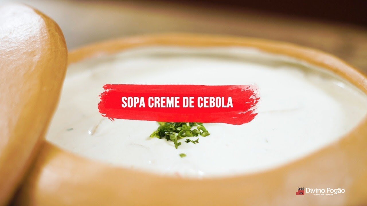 Watch Now Sopa Creme de Cebola - Divino Minuto - Receitas Divinas Sopa Creme de Cebola - Divino Minuto - Receitas Divinas