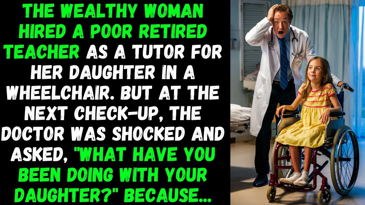 The billionaire hired a retired teacher for her wheelchair daughter. but doctor was shocked because