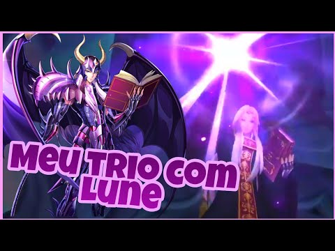 Meu Trio com Lune de Balron Favorito - Saint Seiya Awakening