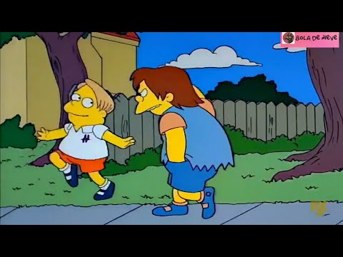Oigan la historia de Nelson y su gran amigo Martin 🎵 Los Simpson