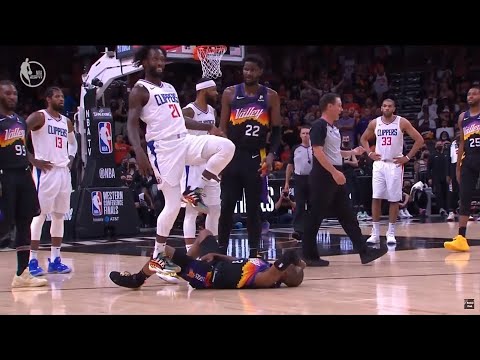 Patrick Beverley mocks Chris Paul for flopping after undercutting him 👀 Clippers vs Suns Game 5