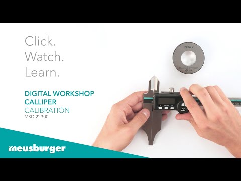 MSD 22300 digital workshop calliper - calibration - zdjęcie