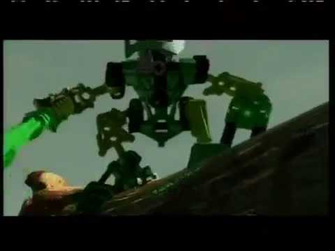 Pub Bionicle 2001 Lewa et Kopaka - Français