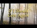 If I Should Love Again Barry Manilow KARAOKE VERSION