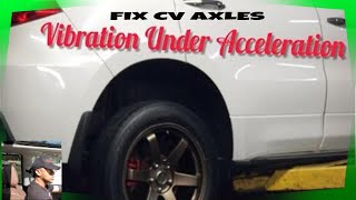 ✅️Front Wheel Drive Vibration Upon Acceleration.