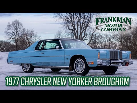 7,000-Mile Time Capsule! 1977 Chrysler New Yorker Brougham 440 V8 | Ultra-Rare Luxury Coupe