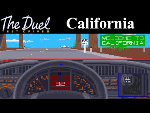 Test Drive II: The Duel (Amiga) Tracks - California Challenge