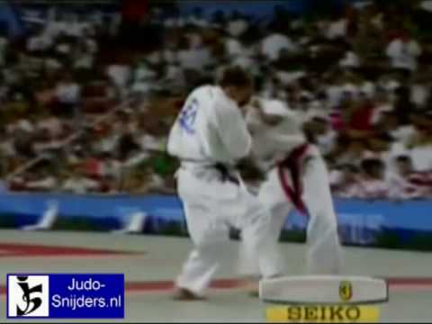 Judo 1992 Barcelona: Cardoso (BRA) - Quellmalz (GER) [-65kg].