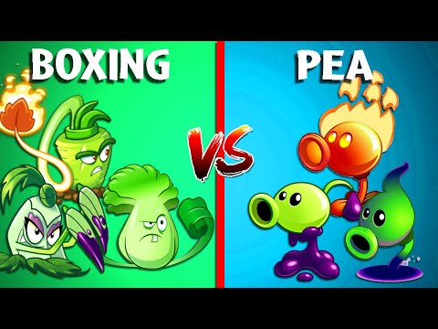 Team MELEE vs PEA - Which Team Plant's Best? - PvZ 2 Plant vs Plant